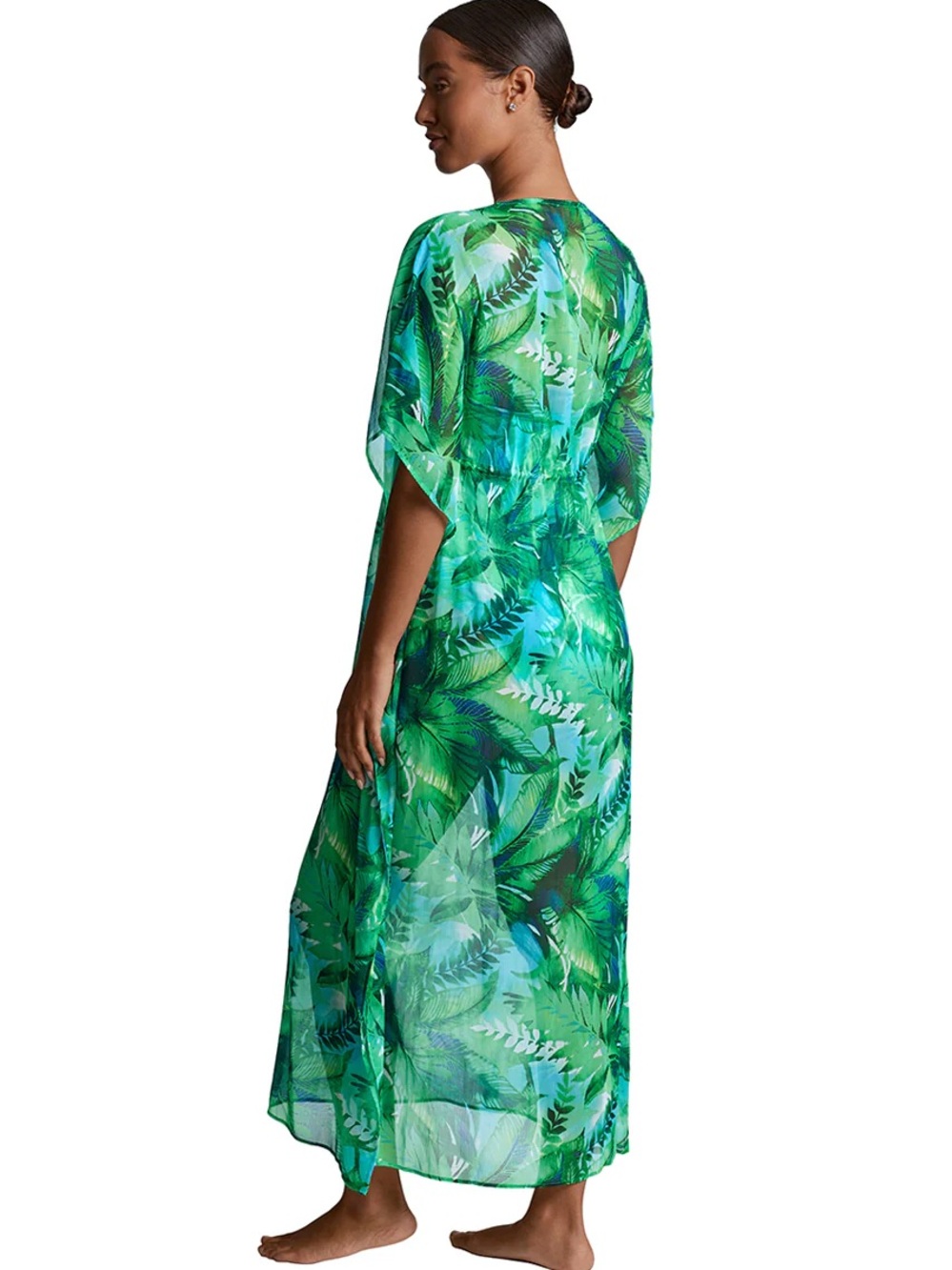 Lauren Ralph Lauren Cartago Palms Midi Caftan - Picture 2 of 2